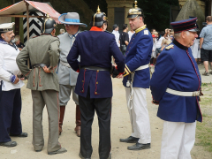 Historische Darsteller auf dem Kehlwaffenplatz