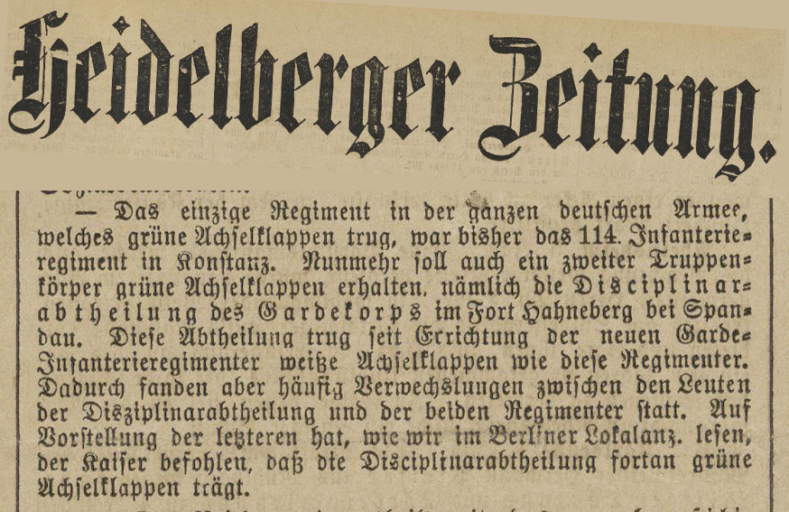 Heidelberger Zeitung 7.1.1899